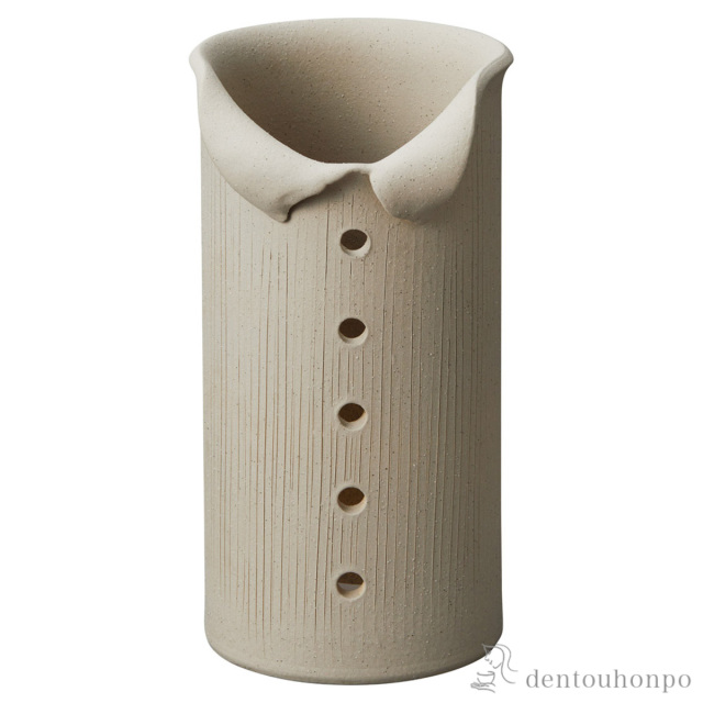 【送料無料】傘立て カラー グレー≪在庫確認後、10~14営業日程で出荷予定≫ ( へちもん スリム 玄関 お店 高級 おすすめ 信楽焼 )