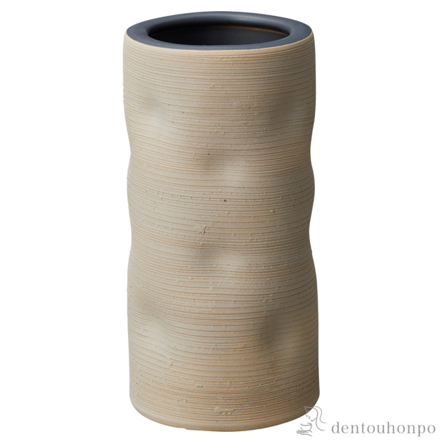 【送料無料】傘立て エコー グレー≪在庫確認後、10~14営業日程で出荷予定≫ ( へちもん スリム 玄関 お店 高級 おすすめ 信楽焼 )