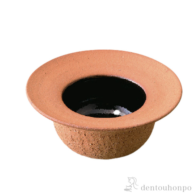 【送料無料】ハット豆鉢 緋色 ５個セット≪在庫確認後、10~14営業日程で出荷≫ ( へちもん 和食 食器 おつまみ 朝食 料理 信楽焼 )