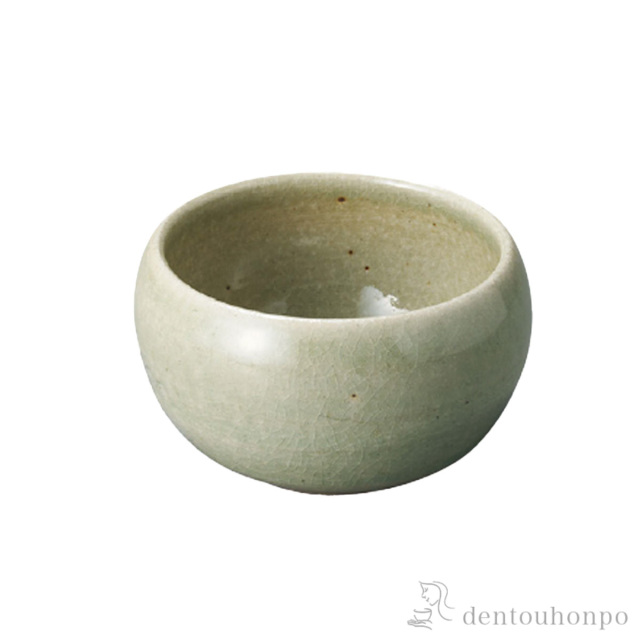 【送料無料】丸鉢 緑ガラス 9cm 5個セット≪在庫確認後、10~14営業日程で出荷≫ ( へちもん 和食 食器 おつまみ 朝食 料理 信楽焼 )