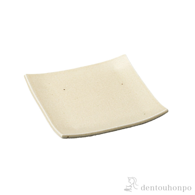 【送料無料】皿 梨釉 13cm 5個セット≪在庫確認後、10~14営業日程で出荷≫ ( へちもん プレート 醤油皿 豆皿 和食 洋食 信楽焼 )