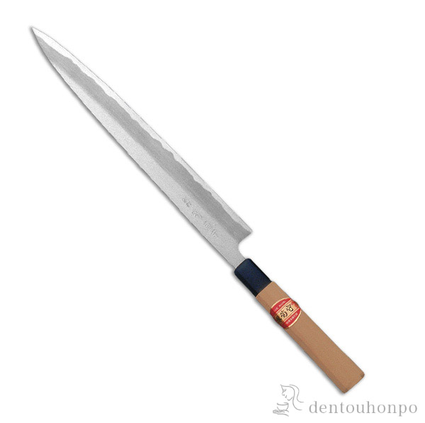 【送料無料】和包丁 堺菊守 別打（プラスチック柄） 柳刃 330mm 1本 名入れ彫刻無料≪在庫確認後、7営業日程で出荷≫ ( 切れ味 ナイフ 庖丁 人気 おすすめ 堺打刃物 )