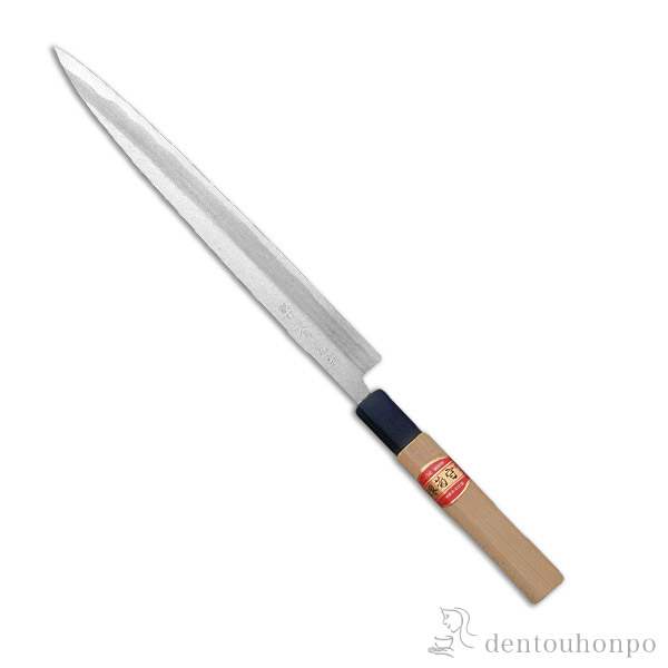 【送料無料】和包丁 堺菊守 別打（プラスチック柄） ふぐ引 300mm 1本 名入れ彫刻無料≪在庫確認後、7営業日程で出荷≫ ( 切れ味 ナイフ 庖丁 人気 おすすめ 堺打刃物 )