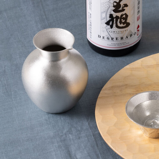 送料無料】 徳利 錫 / 能作 酒器 日本酒 冷酒 片口 おすすめ 高岡銅器