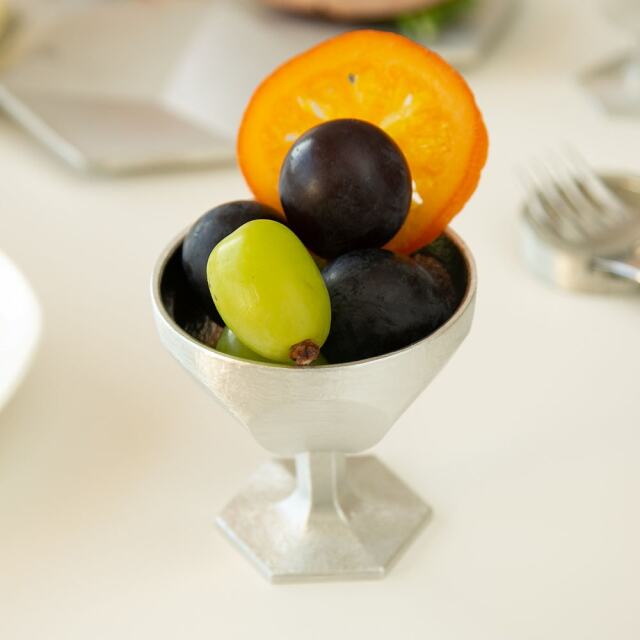 デザートカップ フルール L≪在庫確認後、10~14営業日程で出荷予定≫ ( 能作 和食 食器 おつまみ 朝食 煮物 高岡銅器 )