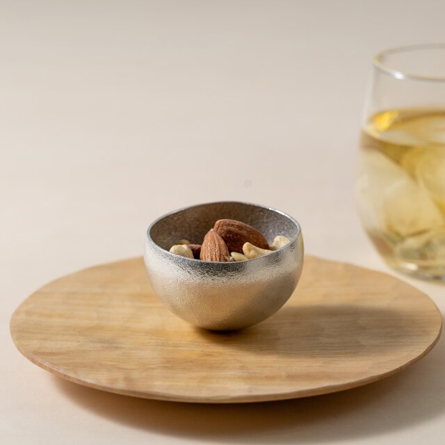 【送料無料】小鉢 Kuzushi Yure ミニ≪在庫確認後、10~14営業日程で出荷予定≫ ( 能作 名入れ有料 和食 食器 おつまみ 朝食 料理 高岡銅器 )