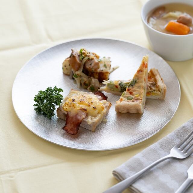 【送料無料】大皿 布目≪在庫確認後、10~14営業日程で出荷予定≫ ( 能作 盛皿 プレート テーブルウェア 食器 パーティー 高岡銅器 )