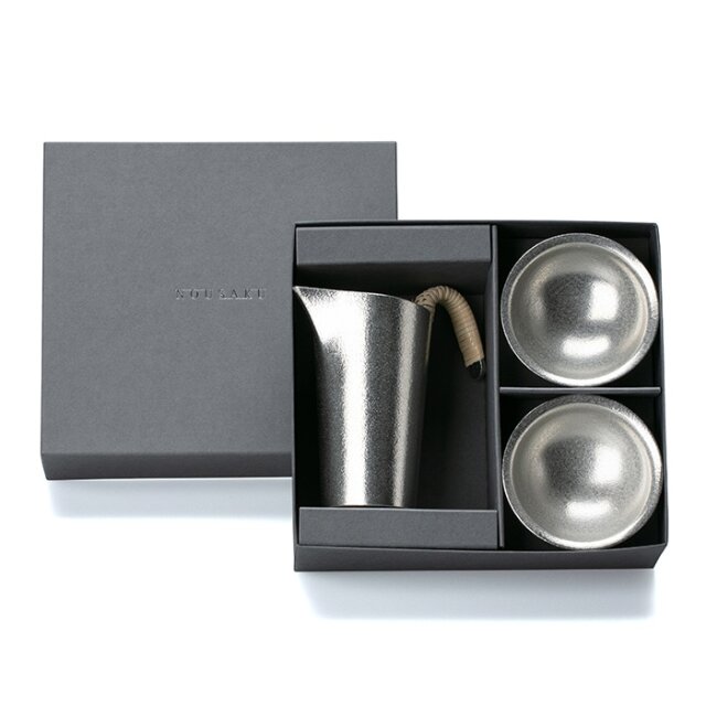 送料無料】 平杯・ちろりセット ちろり・Sサイズ 平杯2個・ちろり1個