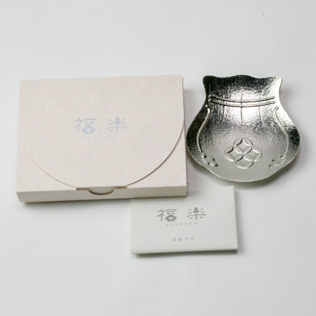 送料無料】 福楽 まめざら 向鶴 宝袋 小槌 3個セット / カレー皿