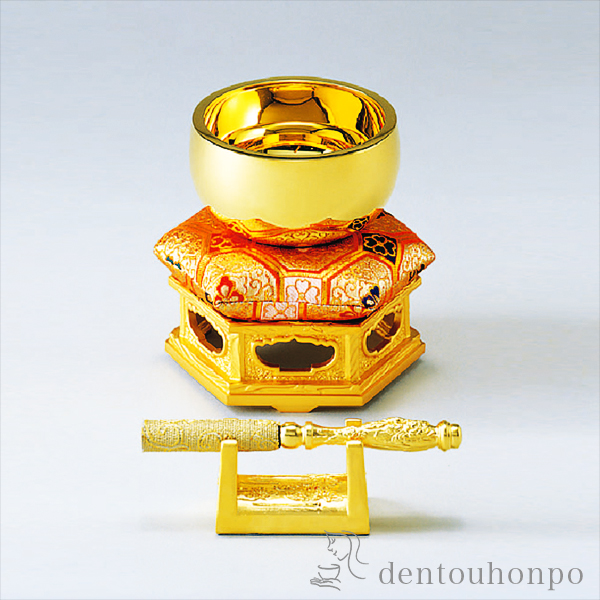 送料無料】 純金 りん台 1200g / 光則（金工芸） お寺 仏壇 ブランド