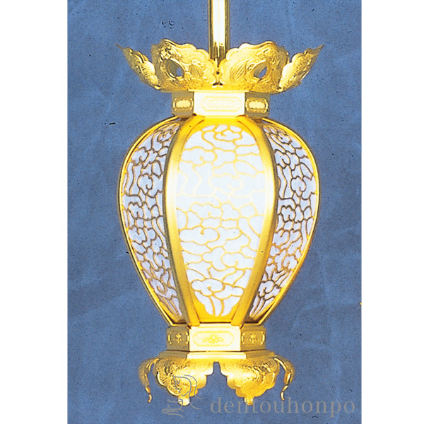 送料無料】 K18 灯籠揃 520g 一対 / 光則（金工芸） お寺 仏壇