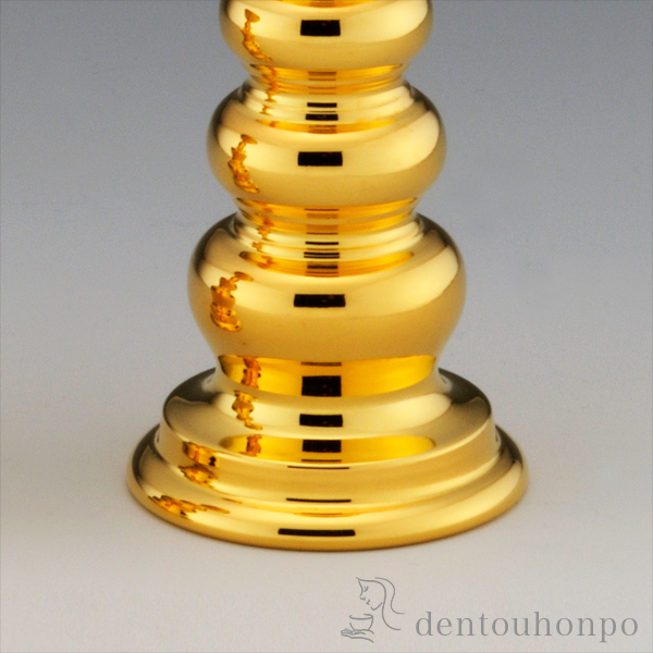 送料無料】 純金 火立 ダルマ型 大・220g / 光則（金工芸） お寺 仏壇