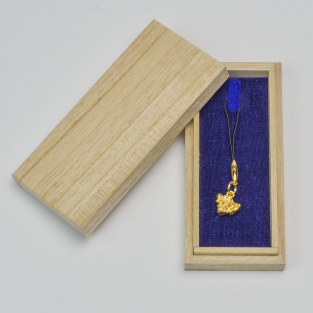 送料無料】 純金製 ストラップ 辰 / シューホーン くつべら 靴ベラ