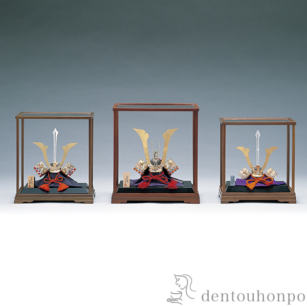 武比古銀製「 兜 龍付き 」 五月人形置物