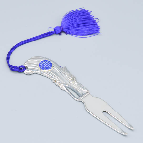 【送料無料】銀製 グリーンフォーク すずらん≪在庫確認後、10~14営業日程で出荷予定≫ ( セット ティー コーヒー デザート 出産祝い 東京銀器（銀工芸） )