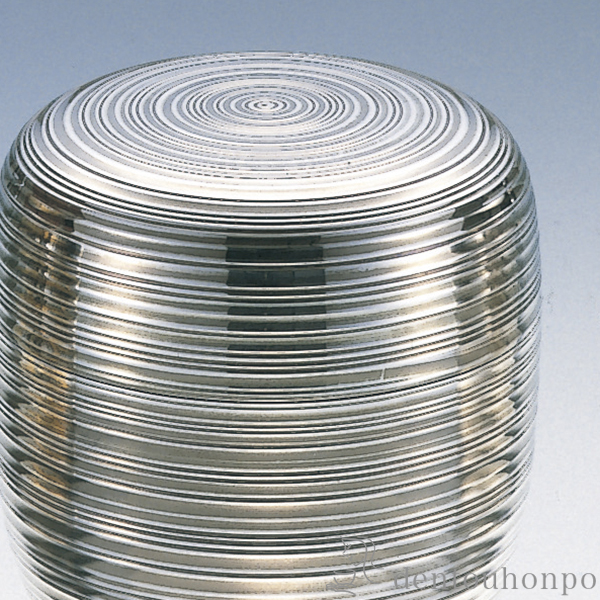 送料無料】 銀製 棗 まだら / 茶器 抹茶 湯沸かし 茶室 人気 東京銀器  