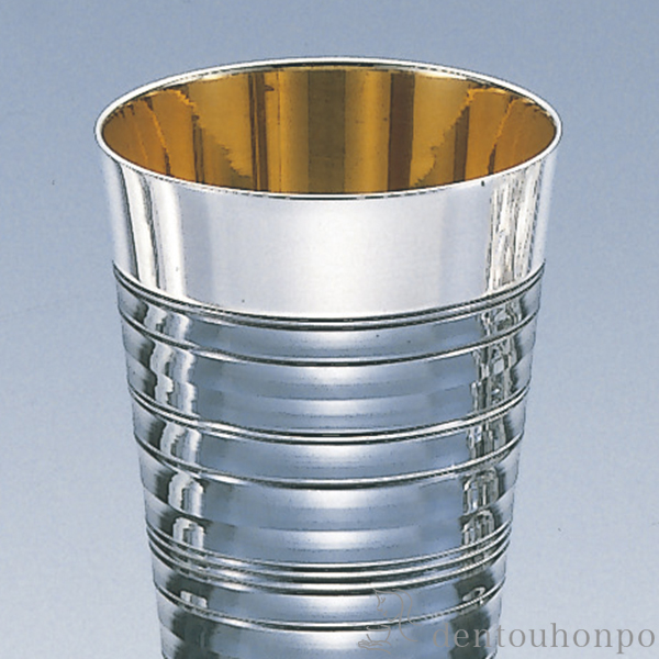 送料無料】 銀製 ウィスキーコップ まだら / ビールグラス ビアグラス