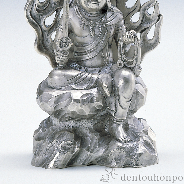 仏像 不動明王 手彫り職人 刺さら