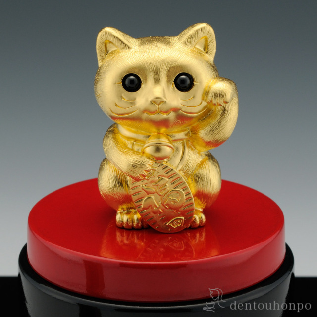 送料無料】 純金 瓢箪ケース 招き猫 8g / 高級 コレクション