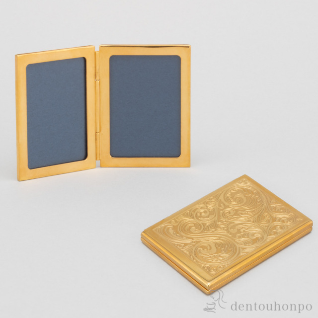 送料無料】 K18 写真立 ミニW 75g / 写真立て フォトフレーム 写真たて