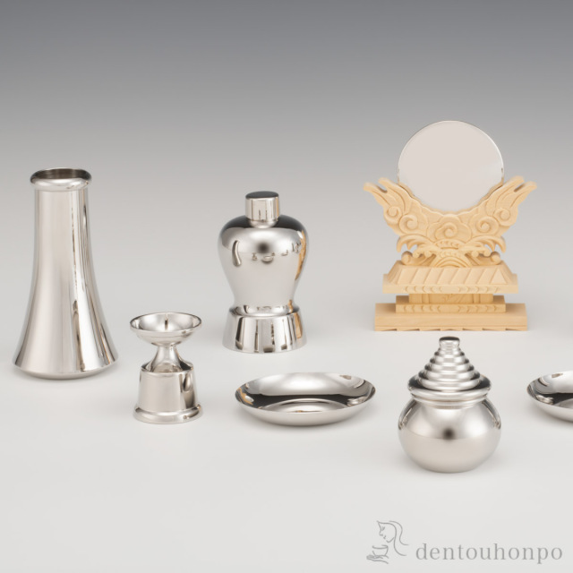 送料無料】 純プラチナ 神具揃 1215g / 神社 神道 ブランド おすすめ