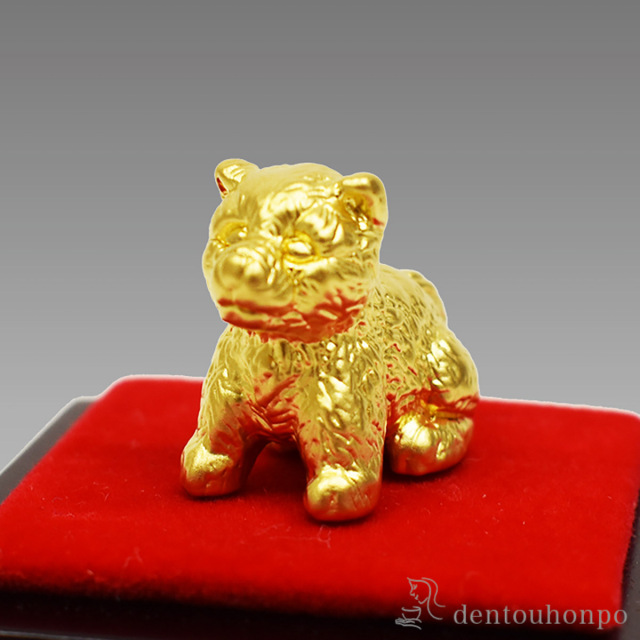送料無料】 純金 こいぬ 2g / 高級 コレクション 美術品 工芸品