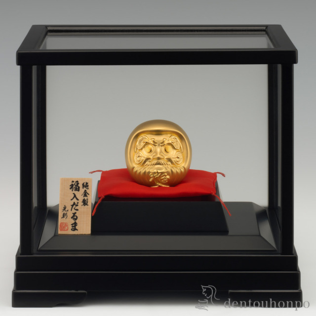 【送料無料】純金 福入だるま 30g≪1ヶ月程で出荷予定≫ ( 高級 コレクション 美術品 工芸品 伝統 東京銀器（金工芸） )