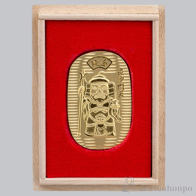 【送料無料】純金 八福神小判 毘沙門天 11g≪1ヶ月程で出荷予定≫ ( 高級 コレクション 美術品 工芸品 伝統 東京銀器（金工芸） )