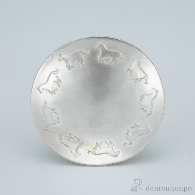 【送料無料】盃 馬九行く≪在庫確認後、1~3営業日で出荷≫ ( お正月 新年 午 馬 十二支 2026年 開運 高岡銅器 )