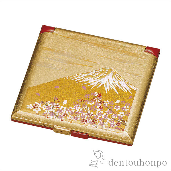ミニコンパクト 富士雅桜 / ハンドミラー コンパクト お土産 記念品