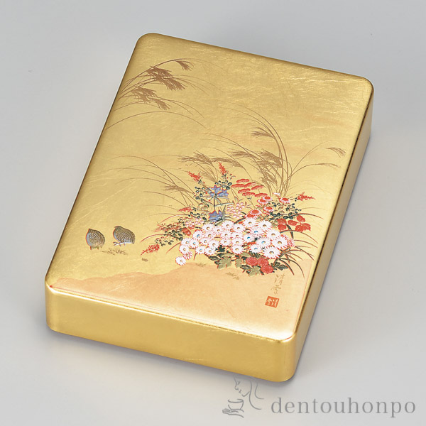 【送料無料】葉書入 みやび≪在庫確認後、1~3営業日で出荷≫ ( 名入れ有料 アクセサリー入れ 収納ボックス ケース お祝い 女性 山中漆器 )