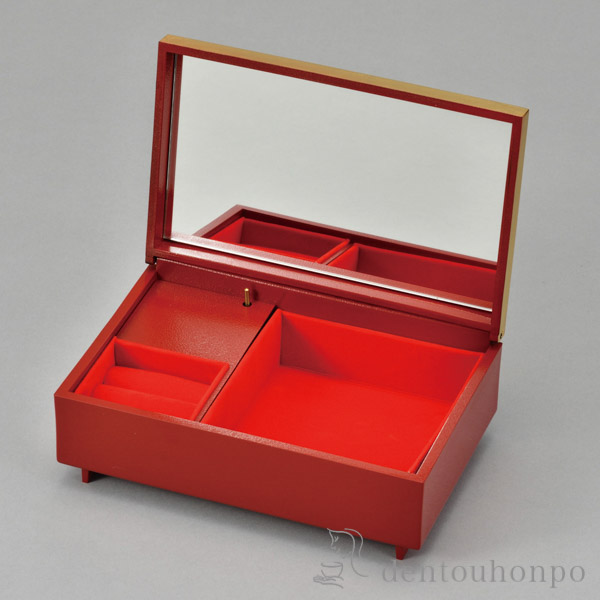 匠宝石箱 白富士 金 / アクセサリー入れ 収納ボックス ケース BOX 宝物