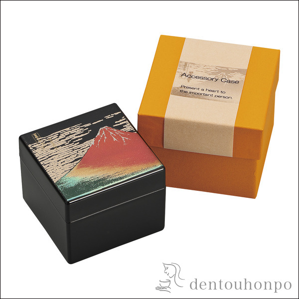 姫小箱 桜川 鏡付 / アクセサリー入れ 収納ボックス ケース BOX 宝物