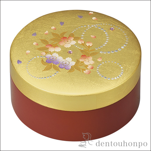 アクセサリーケース かりん 3号≪在庫確認後、1~3営業日で出荷≫ ( 名入れ有料 アクセサリー入れ 収納ボックス ケース BOX 宝物 山中漆器 )