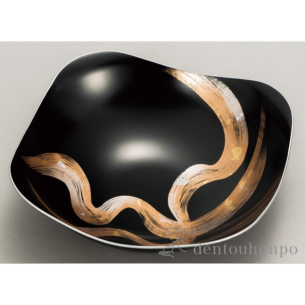 【送料無料】J-Zone 風雅 鉢 8号≪在庫確認後、1~3営業日で出荷≫ ( 名入れ有料 和食 セット 料理 食器 パーティー 山中漆器 )