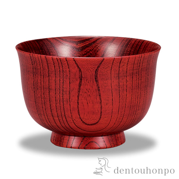 送料無料】 にっぽんの木 欅椀 羽反 3.6号 ペア / 雑煮椀 お椀 お