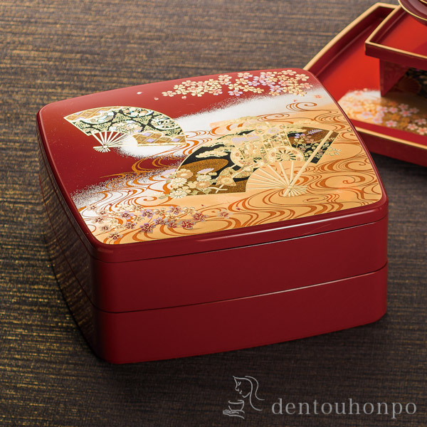 胴張オードブル 京雅≪在庫確認後、1~3営業日で出荷≫ ( お正月 新年 おせち 運動会 漆塗り お正月 人気 山中漆器 )