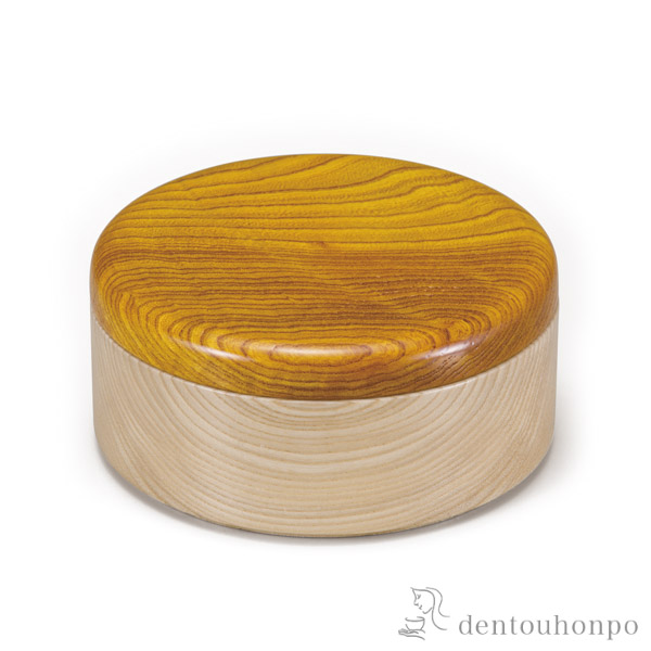 【送料無料】蓋物 Colorful BOX イエロー 本体ナチュラルシャイン≪在庫確認後、1~3営業日で出荷≫ ( スプーン はちみつ 和食 中華 食器 山中漆器 )