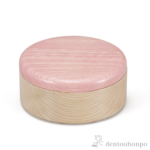 【送料無料】蓋物 Colorful BOX ピンク 本体ナチュラルシャイン≪在庫確認後、1~3営業日で出荷≫ ( スプーン はちみつ 和食 中華 食器 山中漆器 )