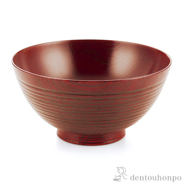 【送料無料】丼 欅5.8丼 赤摺≪在庫確認後、1~3営業日で出荷≫ ( どんぶり 食器 器 親子丼 しらす丼 山中漆器 )