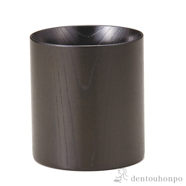 マグカップ 欅 Mug　Cup ブラック　≪在庫確認後、1~3営業日で出荷※5／8以降≫ ( 初任給 プレゼント 母の日 プレゼント デザイン マグ オリジナル タンブラー 山中漆器 )