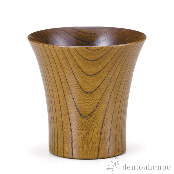 カップ Keyaki　Cup ナチュラル≪在庫確認後、1~3営業日で出荷≫ ( 焼酎グラス ビアカップ ビールグラス フリーカップ グラス 山中漆器 )