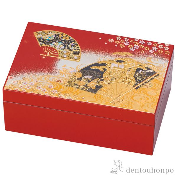 プチアクセサリーBOX 京雅≪在庫確認後、1~3営業日で出荷≫ ( 名入れ有料 アクセサリー入れ 収納ボックス ケース BOX 宝物 山中漆器 )