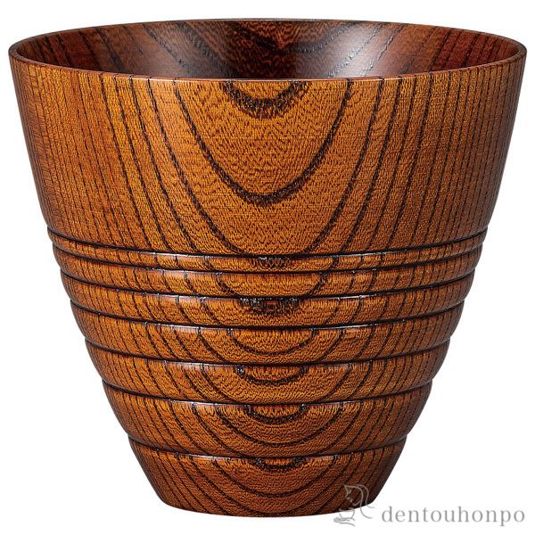 焼酎カップ MORI 拭漆≪在庫確認後、1~3営業日で出荷≫ ( 焼酎カップ ビールカップ 保温 保冷 人気 山中漆器 )