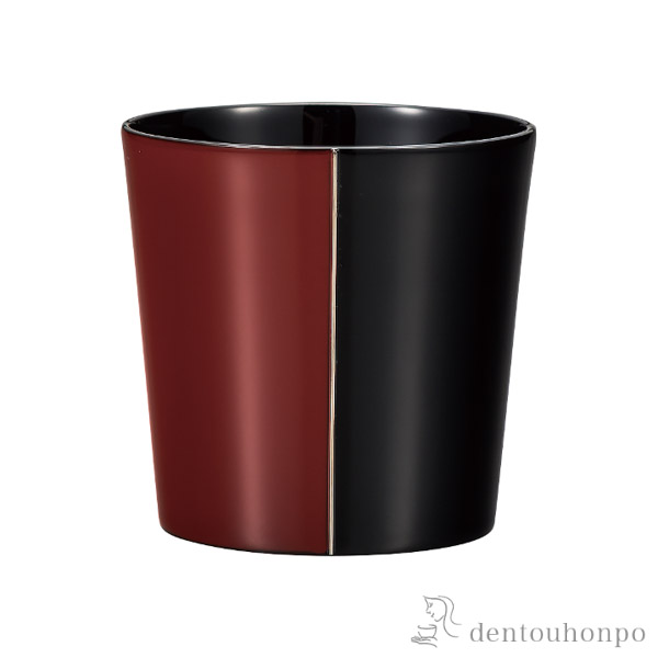 【送料無料】カップ 朱≪在庫確認後、1~3営業日で出荷≫ ( 名入れ有料 焼酎グラス ビアカップ ビールグラス フリーカップ グラス 山中漆器 )