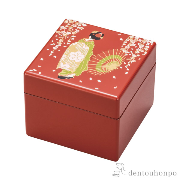 【送料無料】小箱 京桜≪在庫確認後、1~3営業日で出荷≫ ( 名入れ有料 父の日 プレゼント 初任給 アクセサリー入れ 収納ボックス ケース BOX 宝物 山中漆器 )