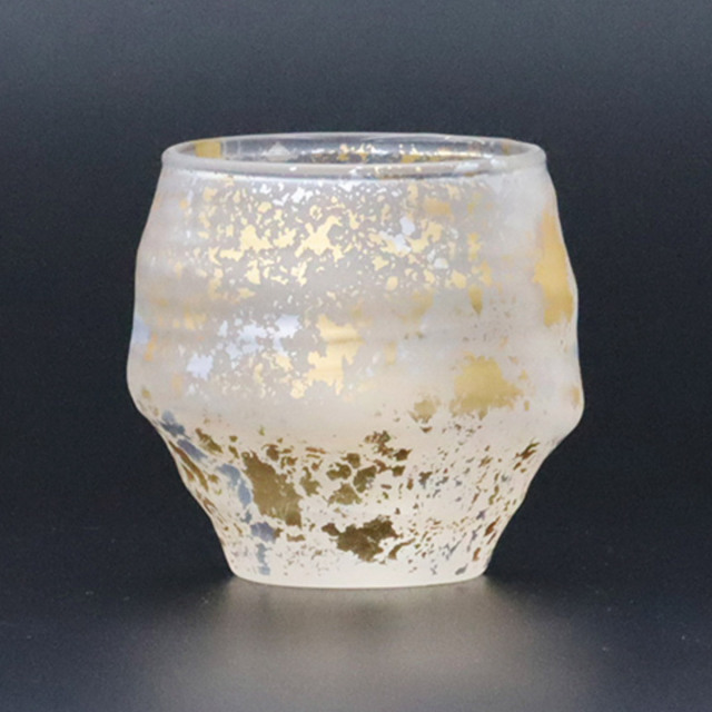 送料無料】 喜箔グラス ぐい呑み / ぐいのみ 盃 酒器 猪口 日本酒 山中