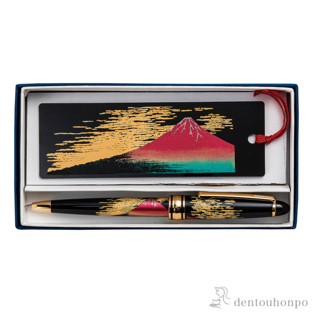 新品未開封 漆芸マウスパッド 山中漆器 ステーショナリーセット M 波