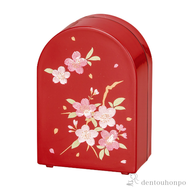 【送料無料】漆芸リトルオルゴール 福桜≪在庫確認後、1~3営業日で出荷≫ ( 山中漆器 名入れ有料 プレゼント 宝石箱 バースデーカード 写真立て キット 山中漆器 )