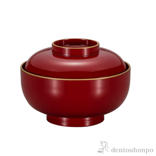 四季雑煮椀 朱 食洗機・レンジ対応 / お正月 新年 雑煮椀 お椀 お